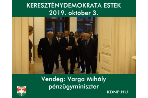 Kereszténydemokrata Est 2019.10.03.