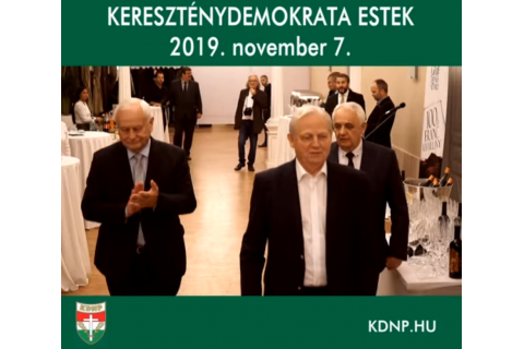 Kereszténydemokrata Est 2019.11.07.